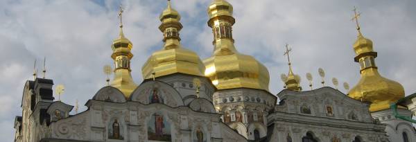 The Pechersky Lavra Monastery dating back to the 11th century, in Kiev Ukraine